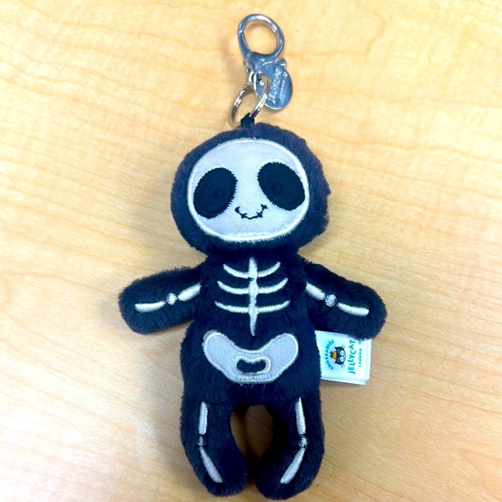 Jellycat Amuseables Bob the Skeleton keychain